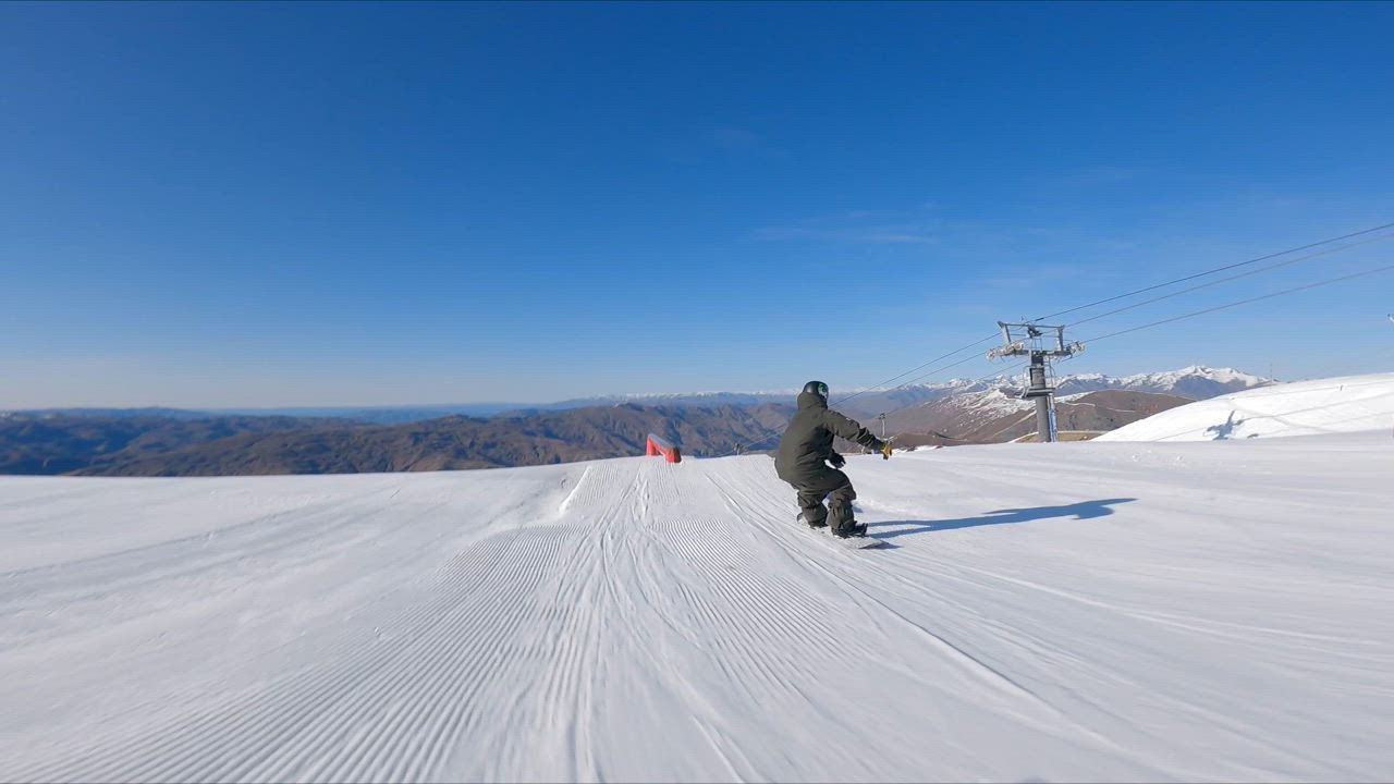 【スノーボード】長谷川帝勝選手のNZ合宿映像_ジャンプ２　スロープスタイル・ビッグエア