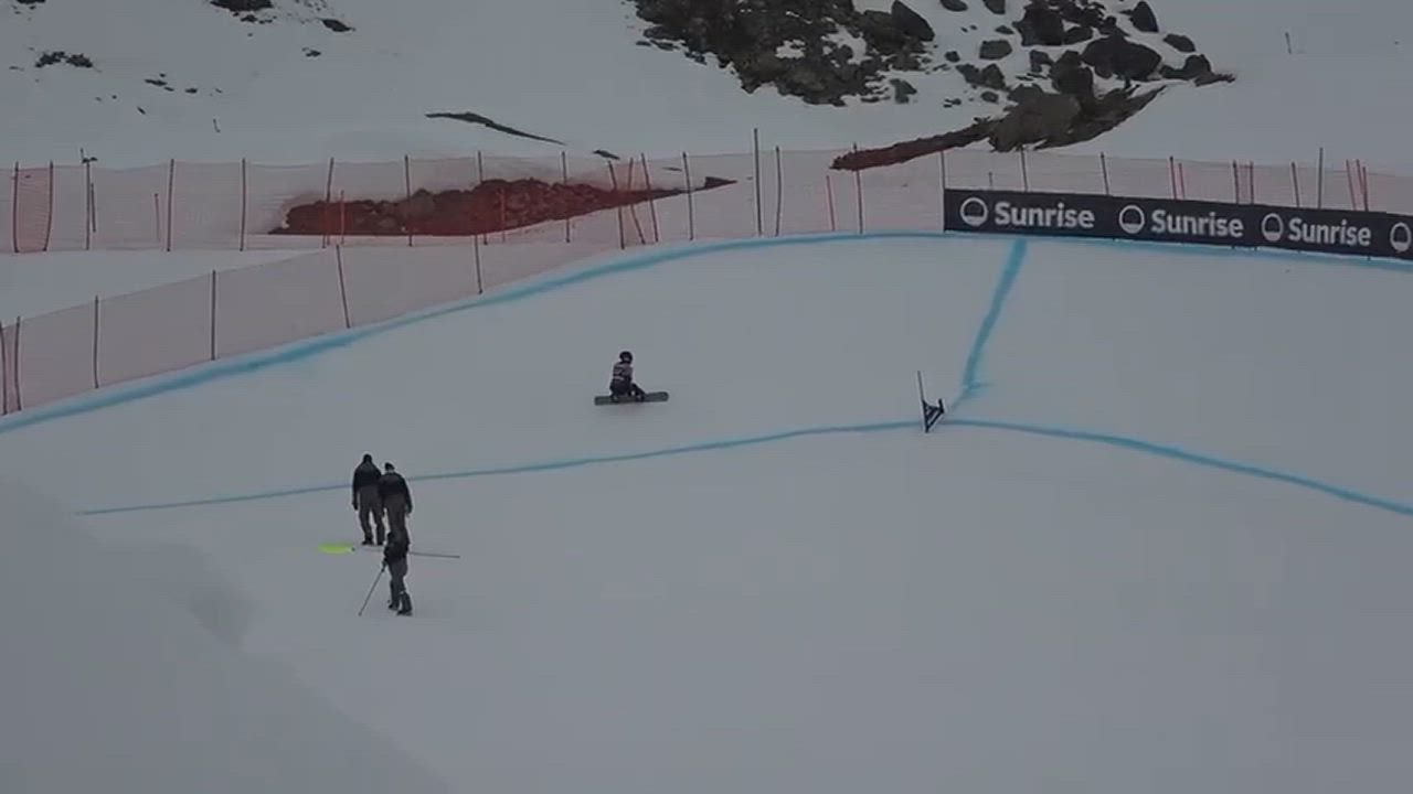 【スノーボード】スノーボードクロス 世界選手権2025 櫻井虹太選手のトレーニングラン part2