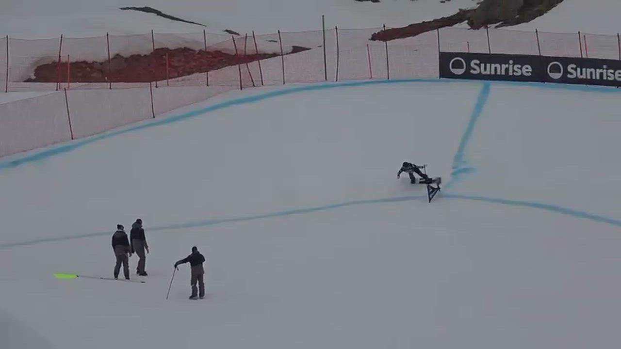 【スノーボード】スノーボードクロス 世界選手権2025 吉田蓮生選手のトレーニングラン part2