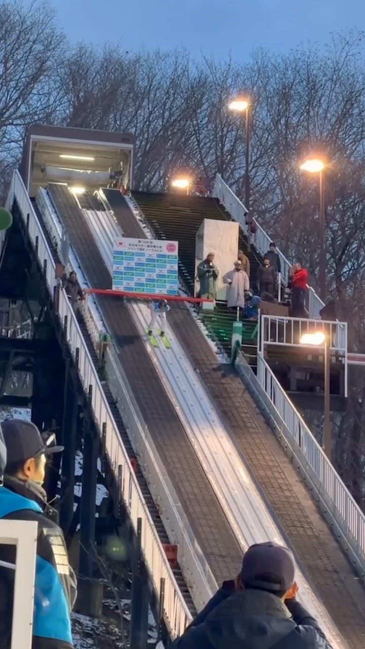 【スキー】スキージャンプ　第104回全日本スキー選手権大会　ノーマルヒル男子