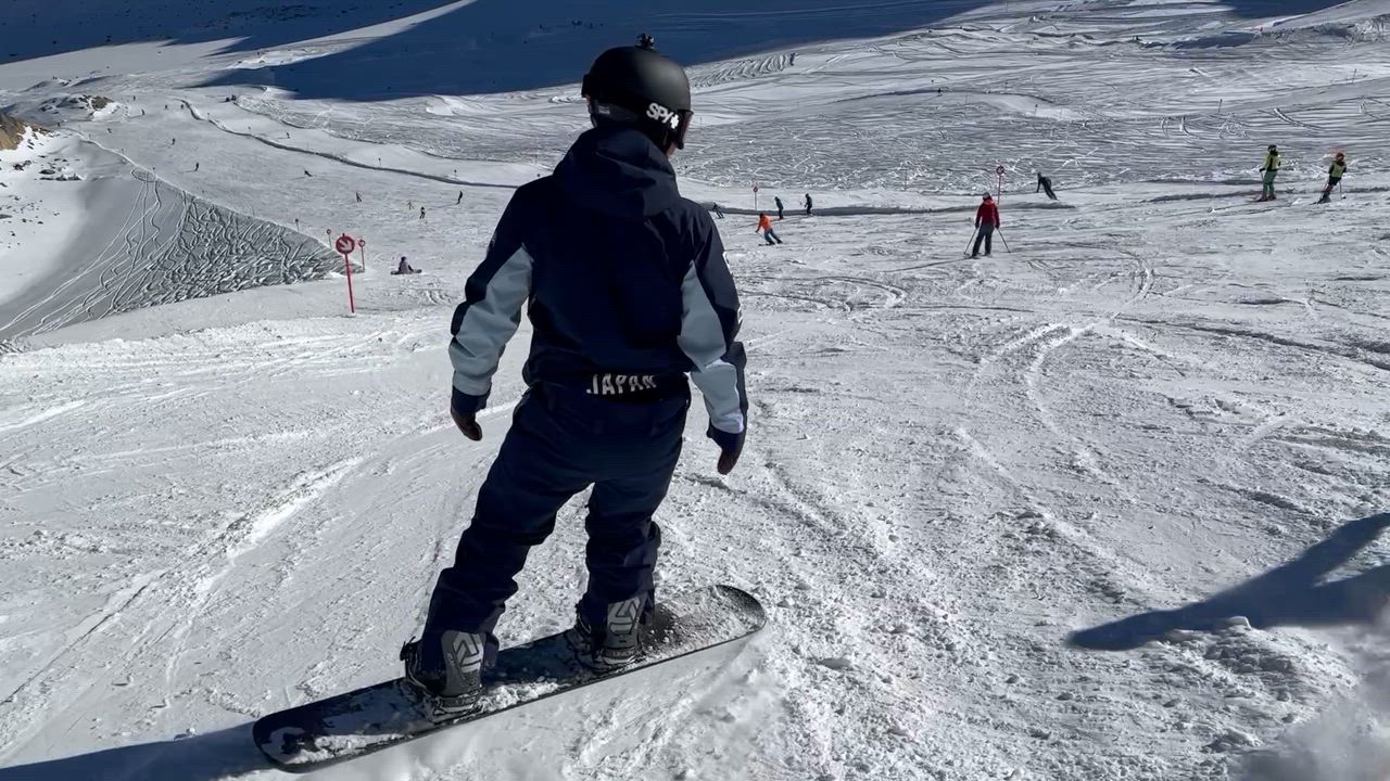 【スノーボード】感覚を取り戻しコーストレーニングへ スノーボードクロス 櫻井虹太選手のフリーラン