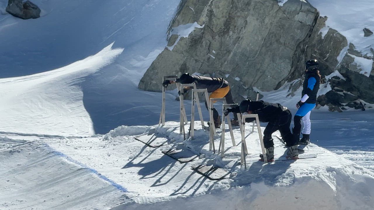【スノーボード】様々なコースを攻略して スノーボードクロス 佐藤聖悟選手のコーストレーニング映像 part3