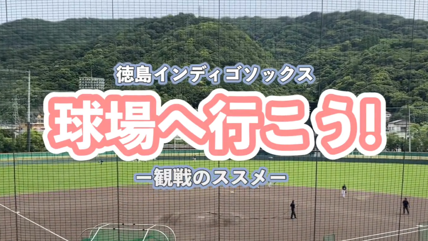 【球場ではこう楽しめ！】観戦ガイド【徳島インディゴソックス】