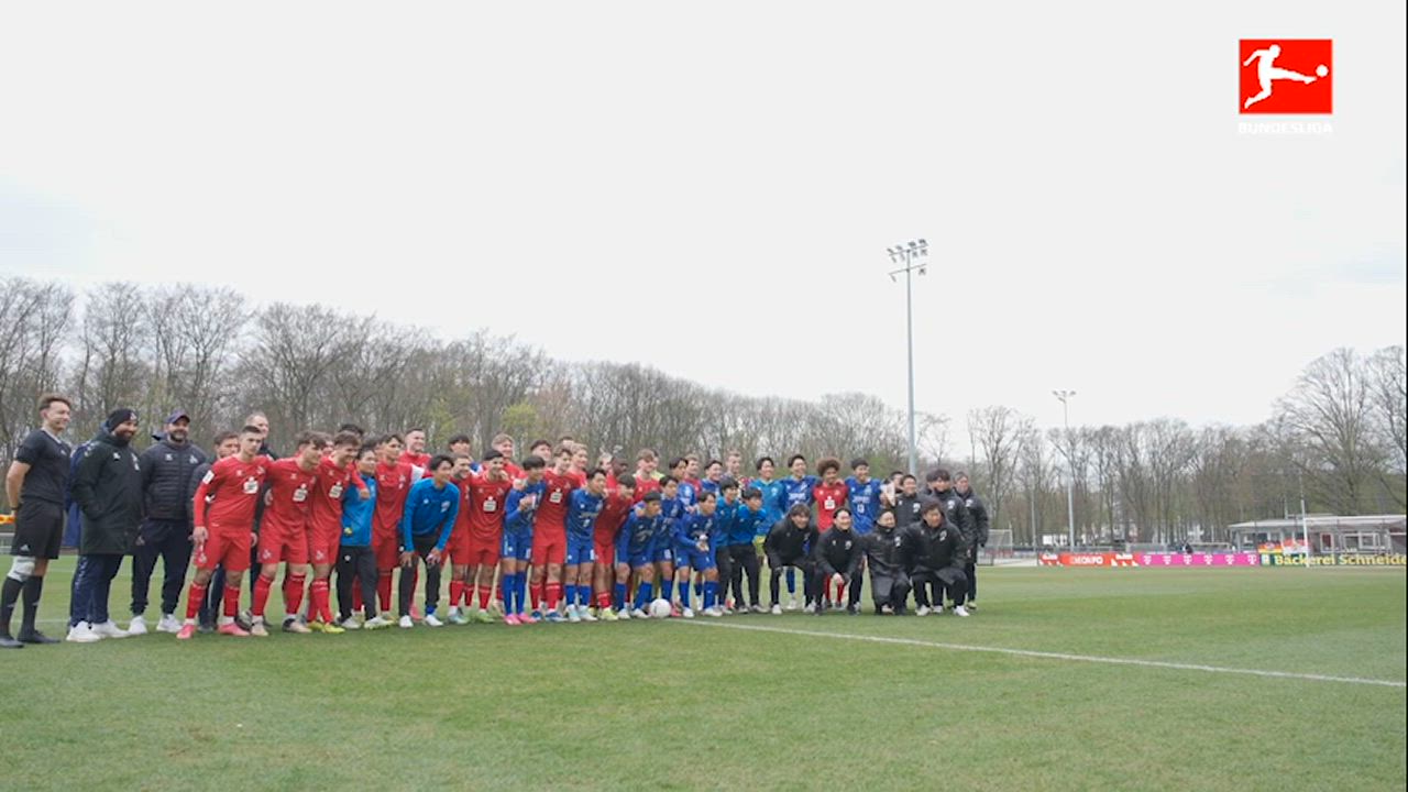 日本高校サッカー選抜がケルンU19と練習試合を行いました【1. FCケルン】