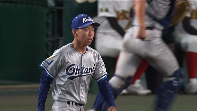 中盤から続く投手戦　小松大谷の中田が石川大会から無失点続けるロングリリーフ！【創成館vs小松大谷】
