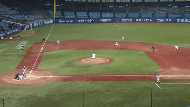 デッドボール小池の代走小谷が走った走った！