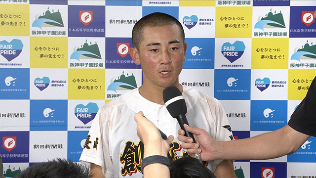 長崎大会２安打も「今日は打つ日」と甲子園で本領発揮！創成館キャプテン下川【創成館vs小松大谷】