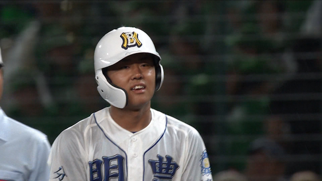 ３年生が打って走ってお膳立て　１年生川口がきっちり還して明豊追加点！【市船橋vs明豊】