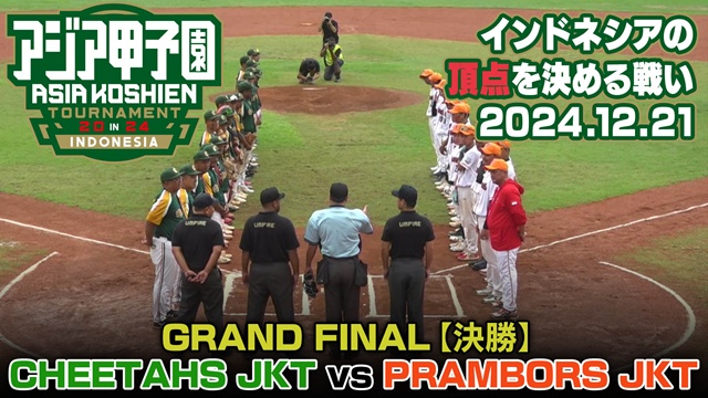 「第1回アジア甲子園」決勝