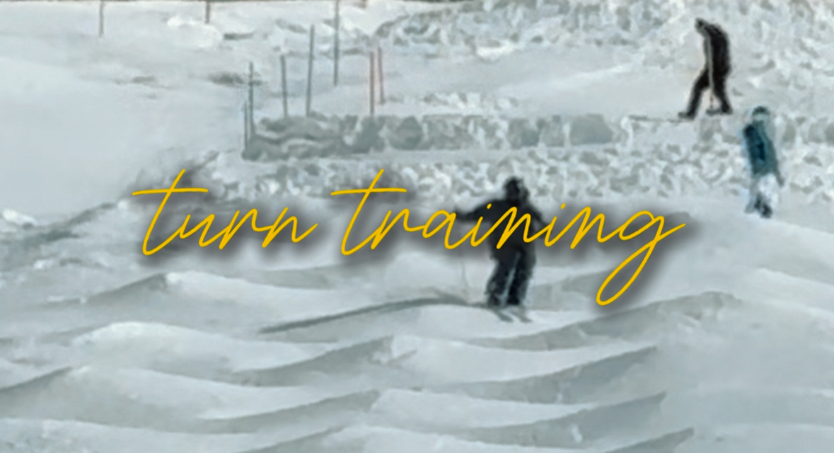 【スキー】ターン練習！モーグル選手のコブの滑り方！