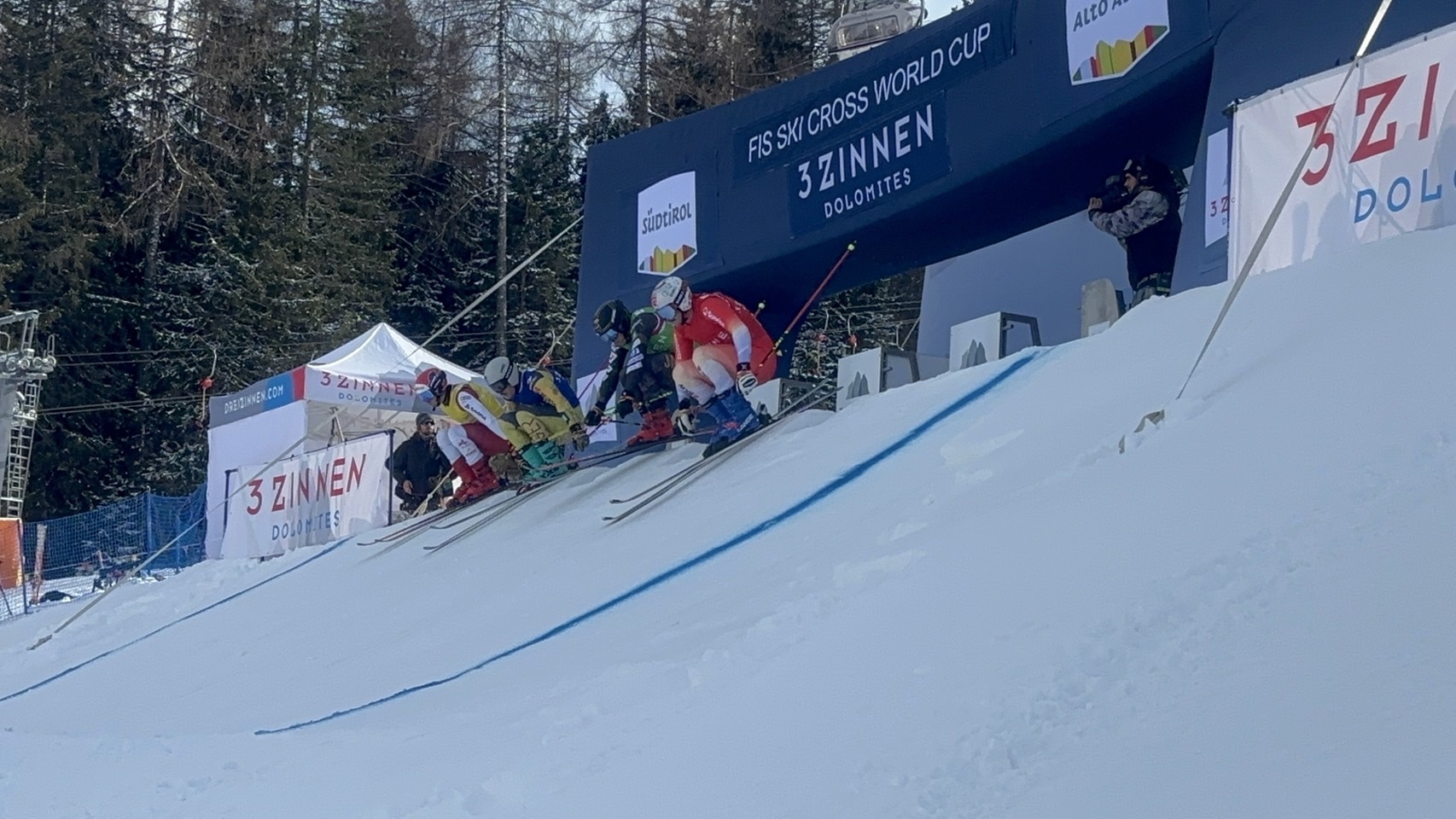 【スキー】須貝龍選手　決勝トーナメントの激闘！スキークロスFISワールドカップ　