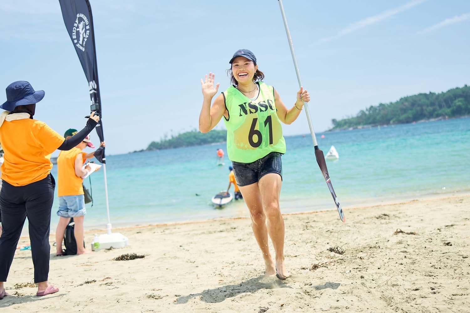 【スキー】スキークロス 向川桜子選手　SUP大会出場