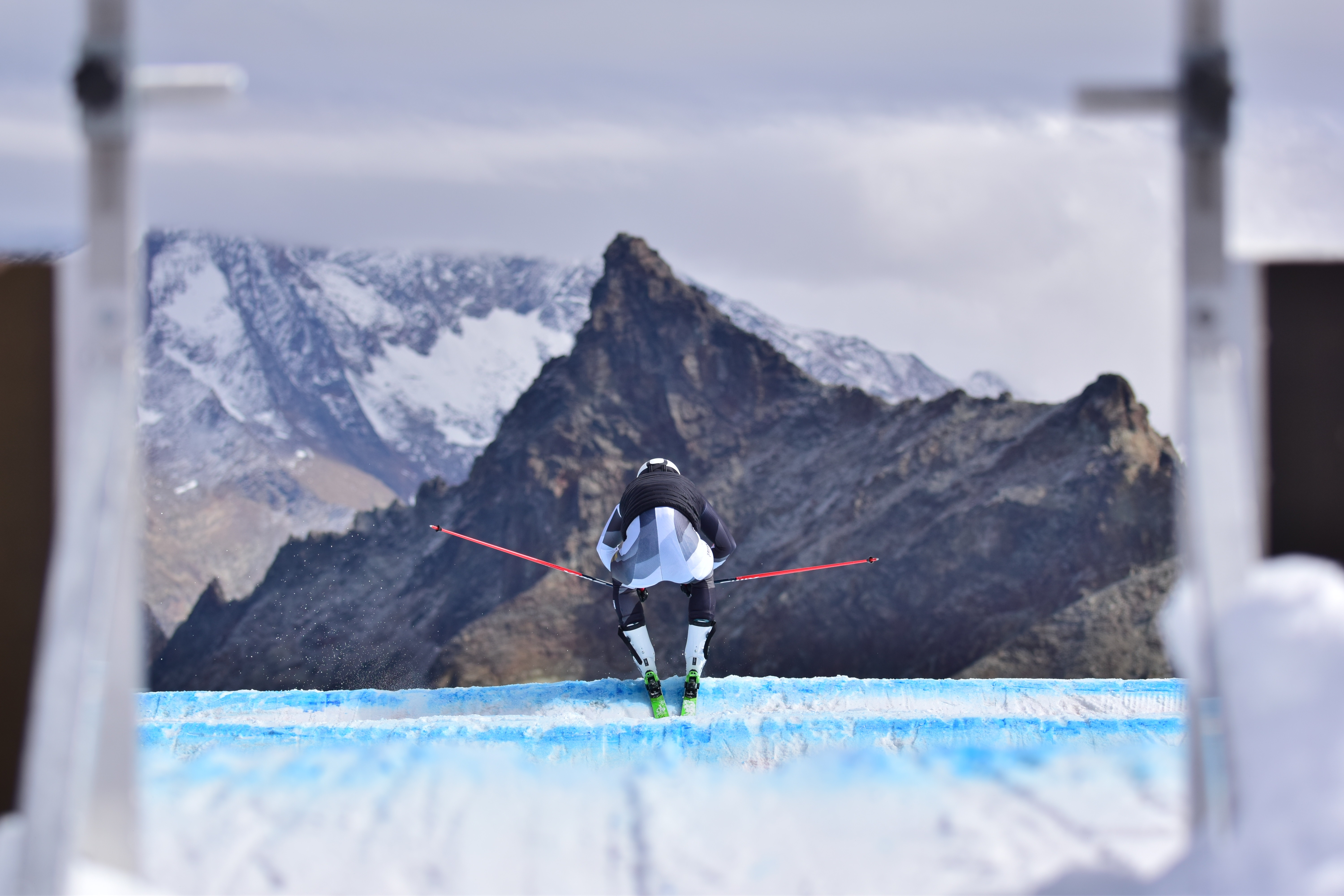 【スキー】スキークロス　小林竜登選手　スイスでの雪上トレーニング