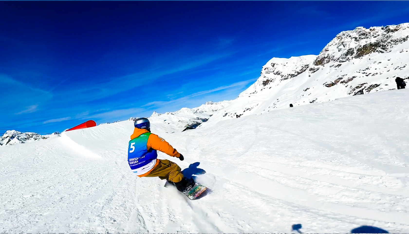 【スノーボード】荻原大翔選手のワールドカップスイス大会公開練習映像　スロープスタイル