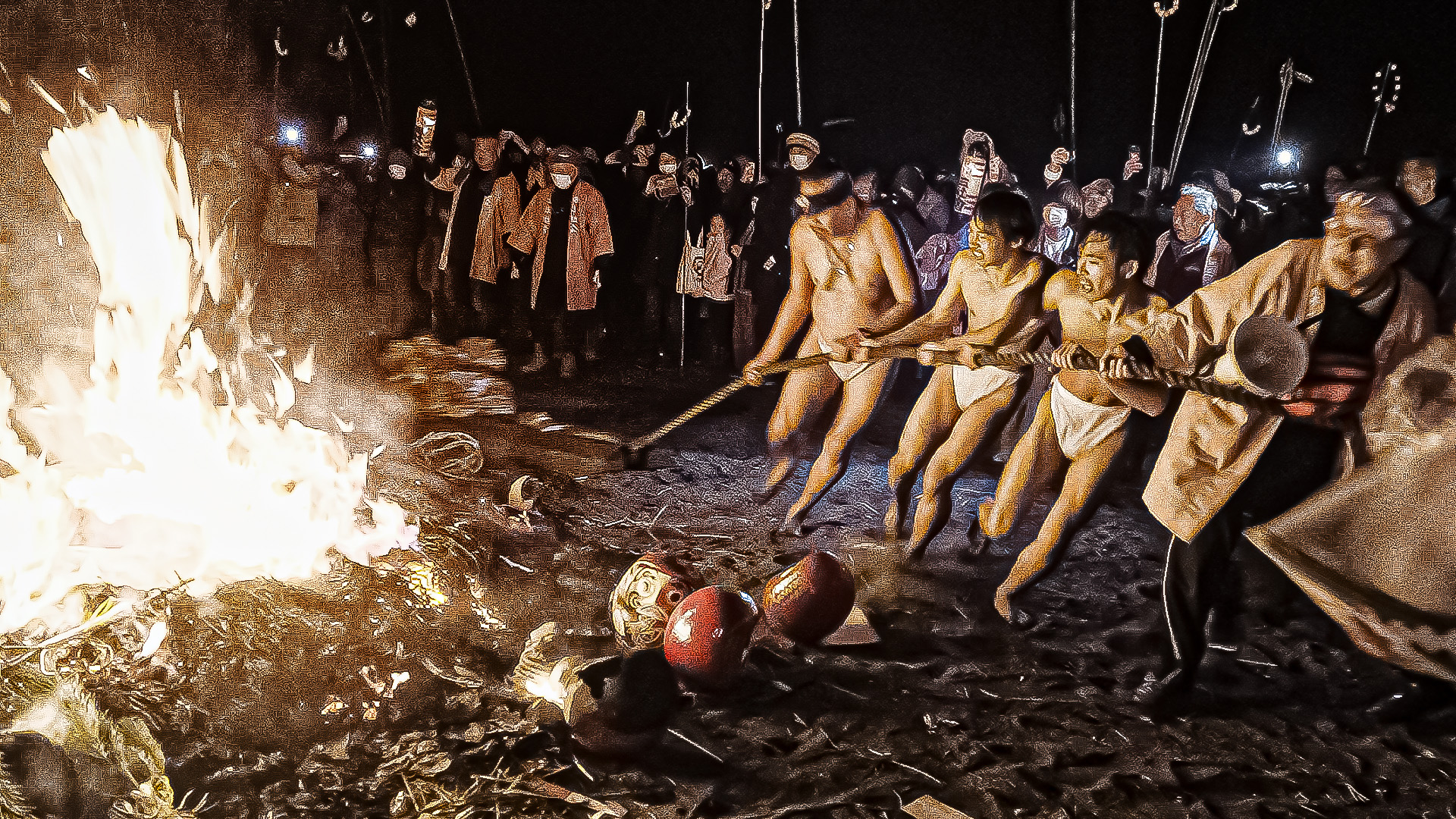 400年続く火祭りを継ぐ者たち。巨大な塔が燃え盛り裸衆が町を滑走する。 - TIMELINE - タイムライン | Yahoo! JAPAN
