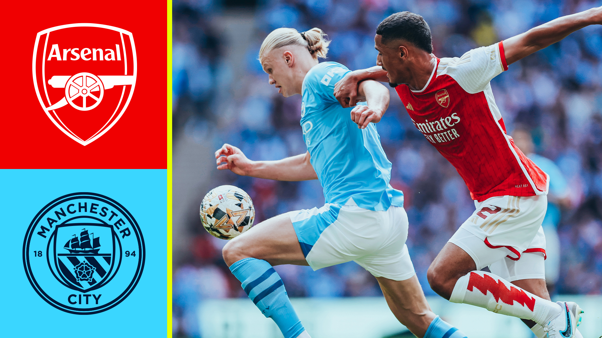マンチェスターシティ vs アーセナル マンC arsenal スカーフ 英国 23-24 プレミアリーグ第30節 マンチェスター・シティ vs