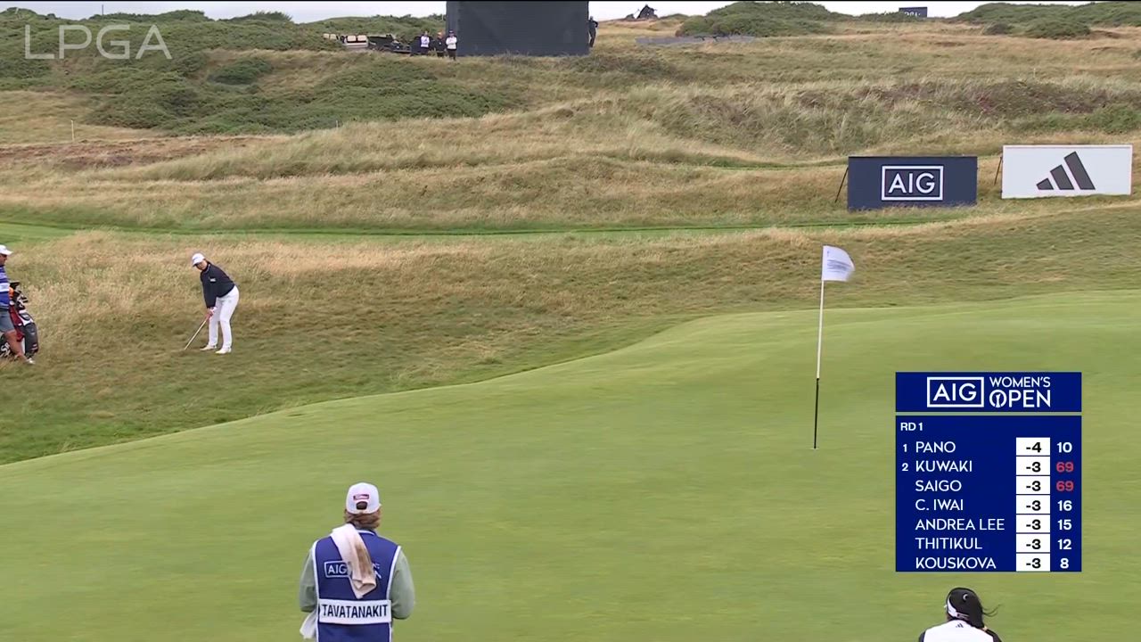 【動画】「AIG女子オープン」初日のハイライト - スポーツナビ「ALBA