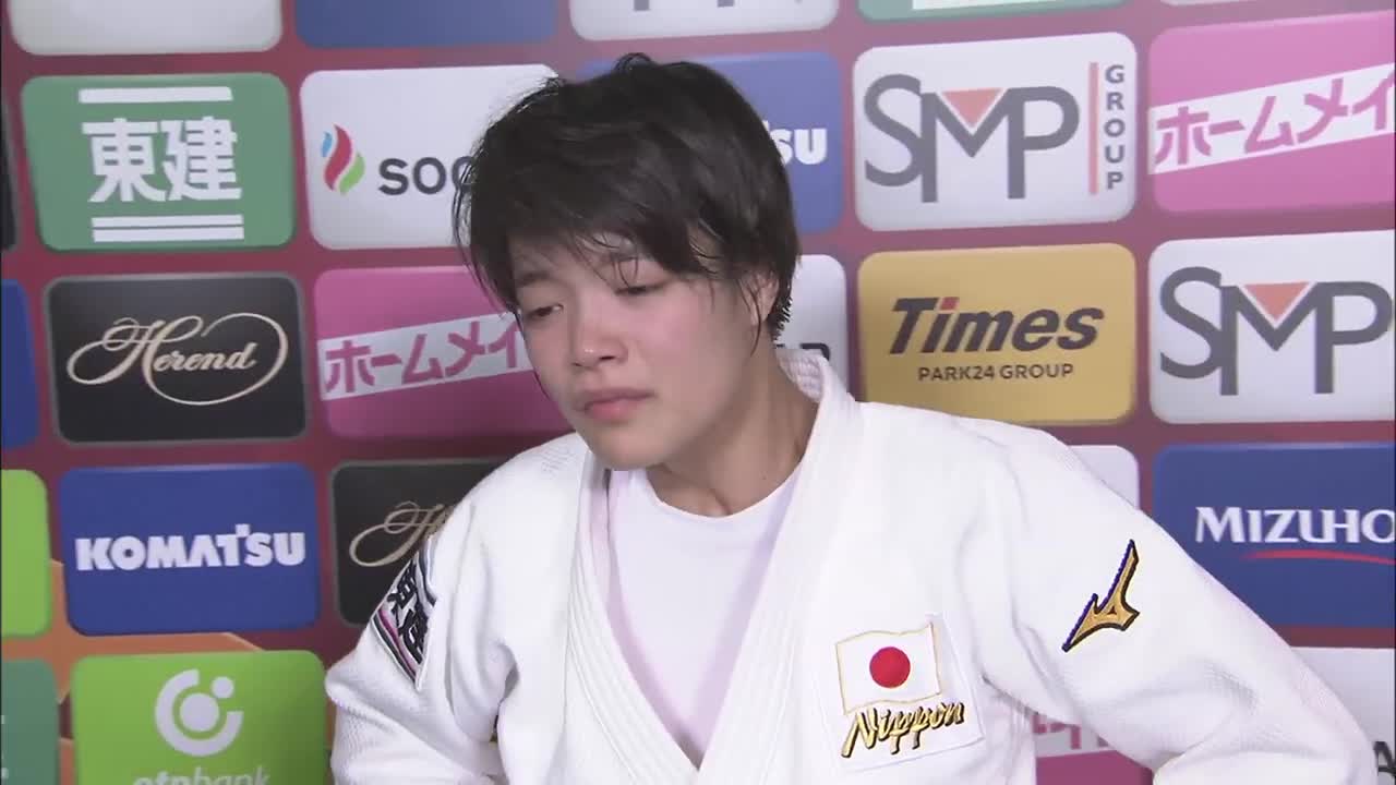 【動画】柔道GS大阪｜女子52kg級 阿部詩 決勝後インタビュー スポーツナビ「テレビ東京「柔道グランドスラム