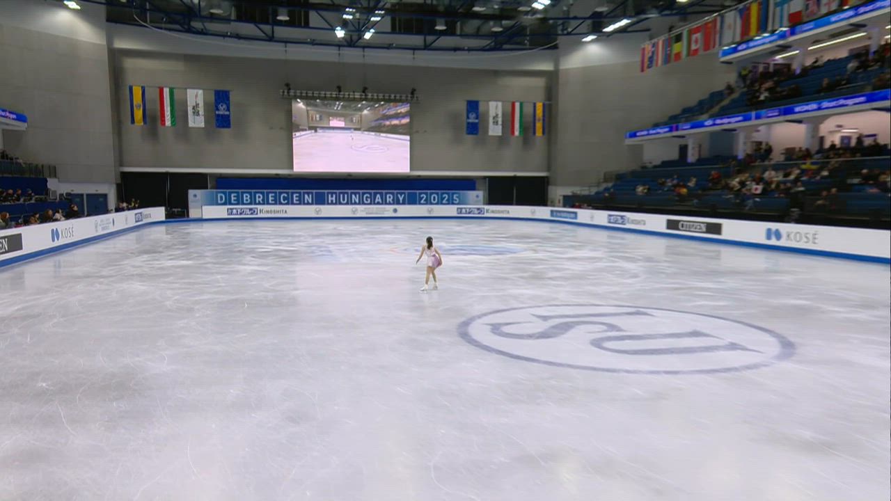 【世界Jr.フィギュアスケート選手権2025】女子｜ショートプログラム・3位 ｜中井亜美選手＜ノーカット＞