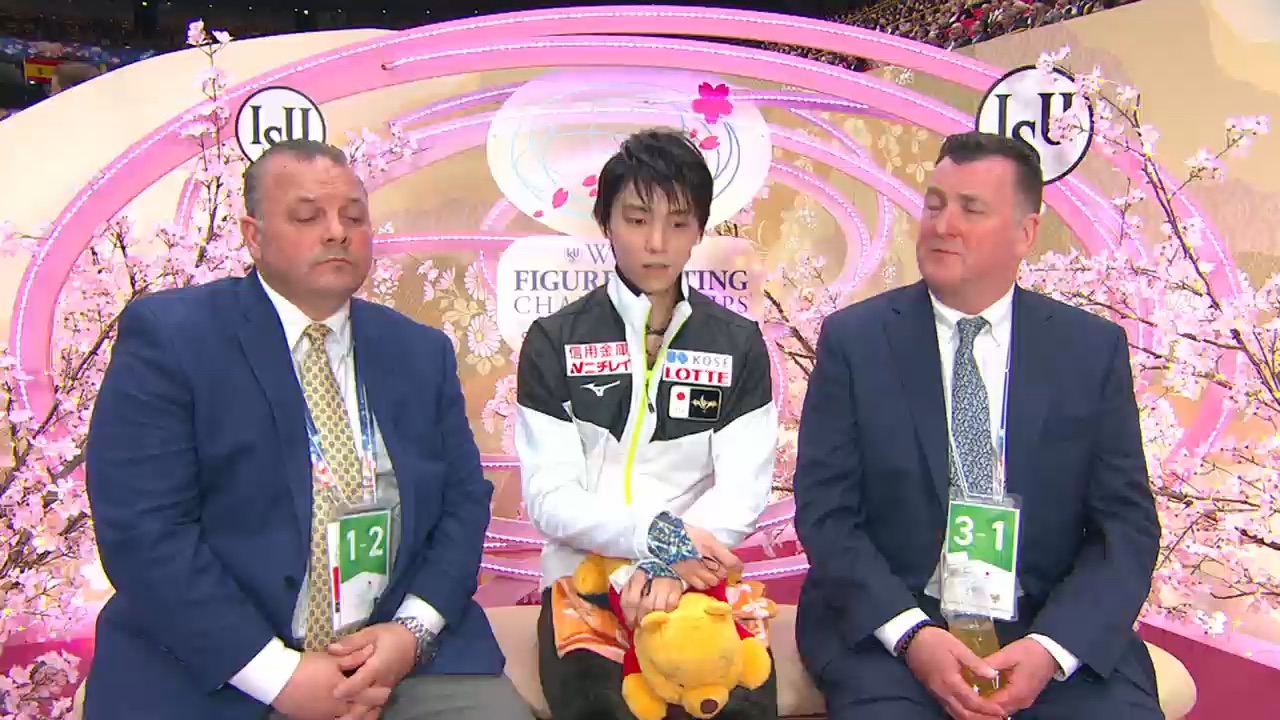動画】【世界フィギュア2019 速報】羽生結弦はSP3位
