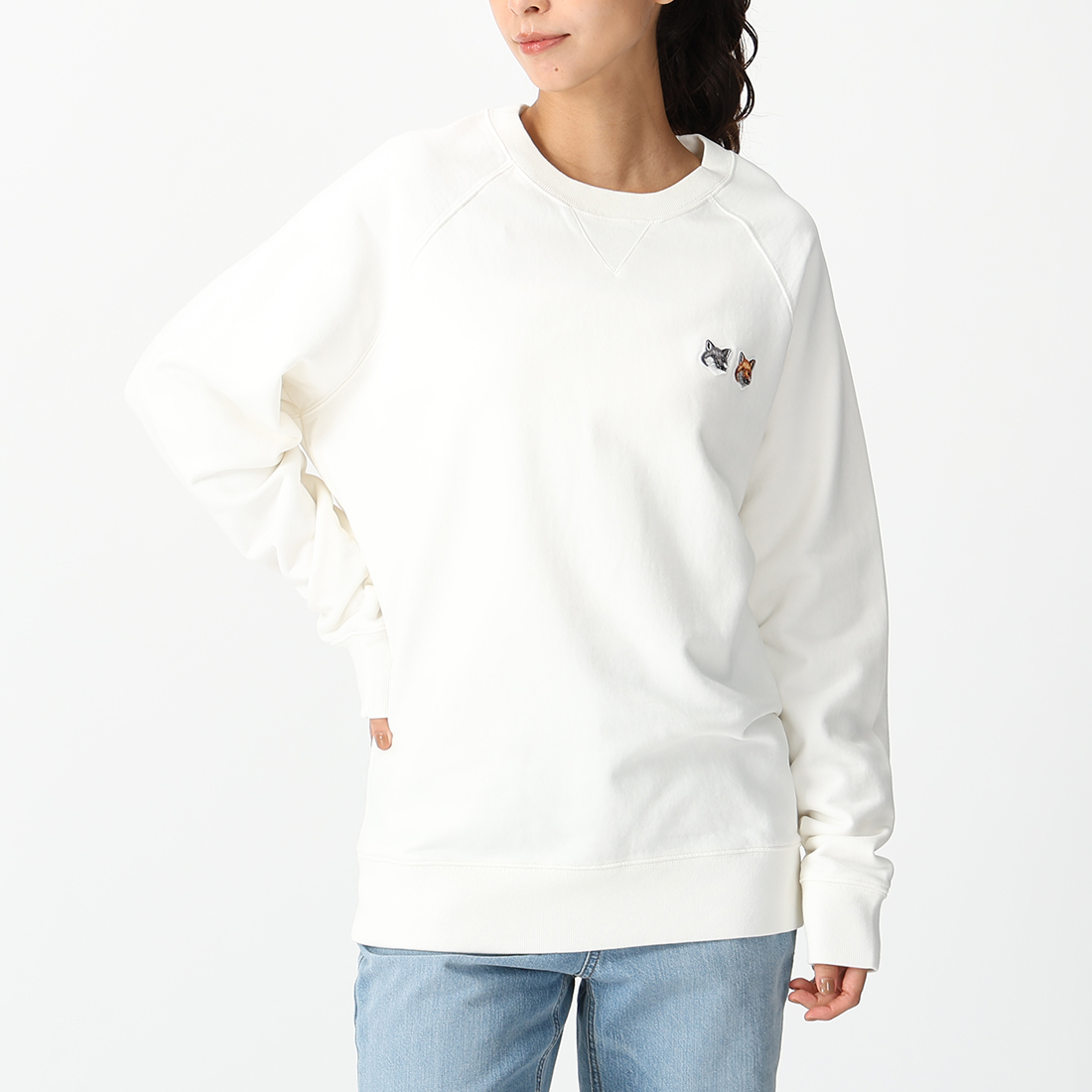 MAISON KITSUNE メゾンキツネ スウェット ダブルフォックスヘッド