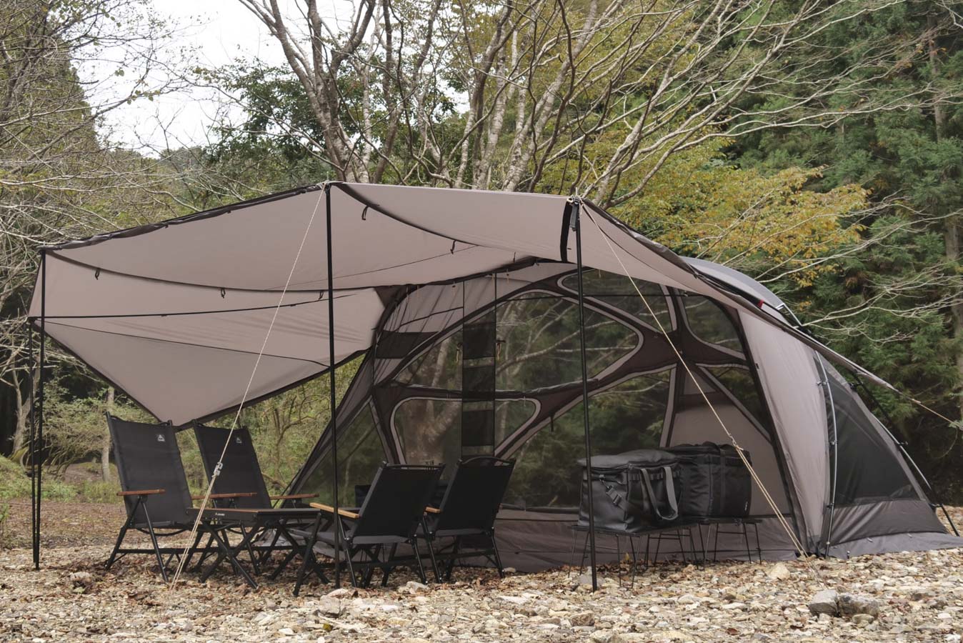 イニシャルＫ【注意：セット商品】トンネル2ルームハウス＋XPヘキサタープ 61OL2vhp8sL._AC_UL210_SR210,