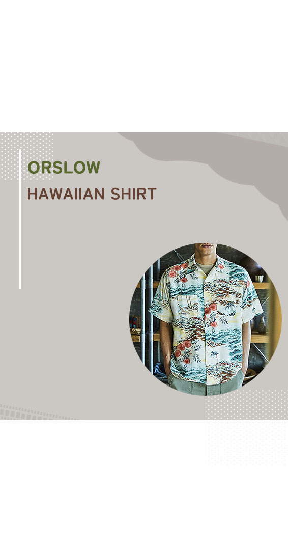 orSlow orslow オアスロウ【SALE】 01-8158-66 HAWAIIAN SHIRT