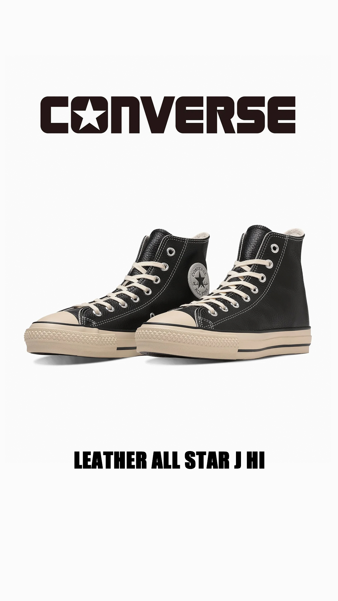 CONVERSE ALL STAR LEATHE  LO レザー　28cm LEA ALL STAR CONVERSE LEATHER J HI コンバース レザー