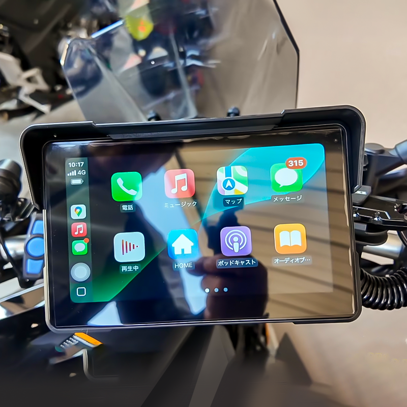 Eonon バイクドライブレコーダー 7インチ IPSタッチスクリーン