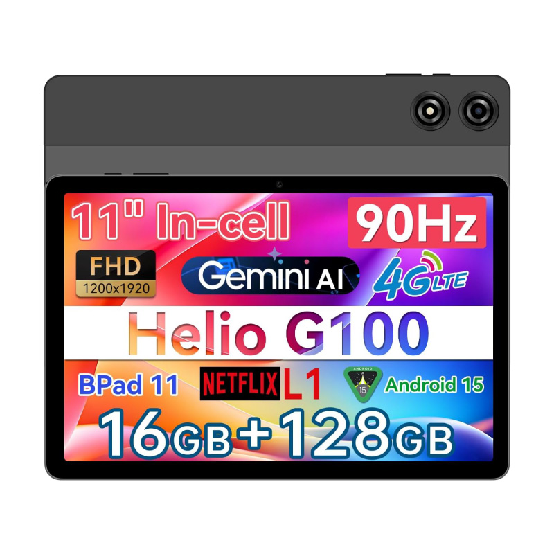Helio G100 Android15 タブレット　11インチ　4G+WiFi タブレット Android 15 11インチ 20GB+128GB+1TB拡張 Helio G100