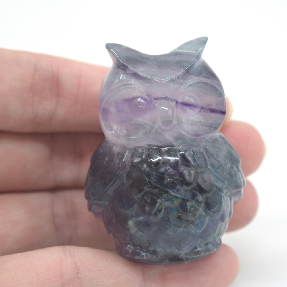 フクロウとドラゴン 不苦労 梟 龍 竜 置物