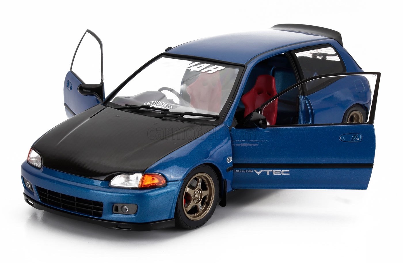 ホンダ シビック HONDA CIVIC 1/18 ミニカー 未使用 左H SOLIDO ミニカー 1/18 ホンダ シビック ソリド HONDA CIVIC (EG6) SIR