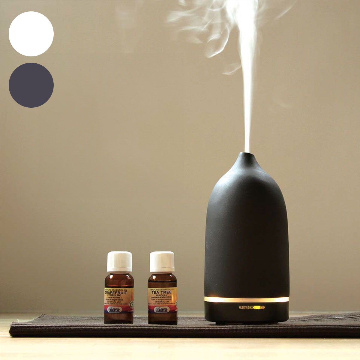 アロマディフューザー・超音波アロマディフューザー陶香・新品未使用 Amazon | 【touka】陶香 とうか 超音波アロマディフューザー