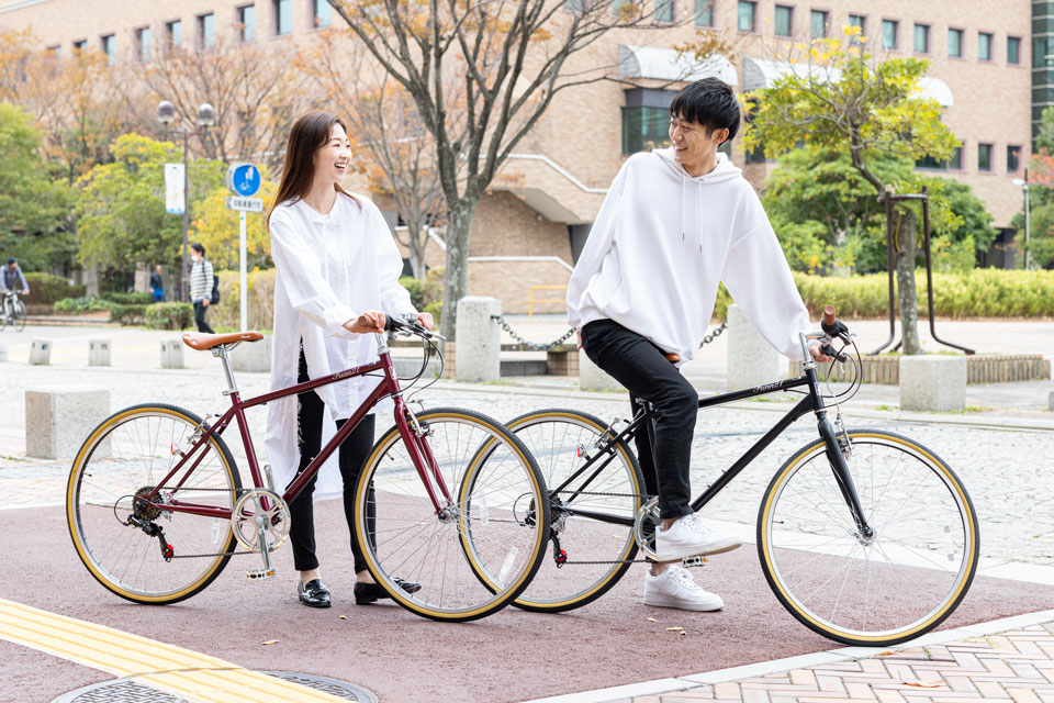 クロスバイク 自転車 26インチ  LEDライト・ワイヤーロックプレゼント シマノ製6段変速 軽量 自転車 初心者 女性 おすすめ 送料無料 FUCL266 | 21Technology | 20