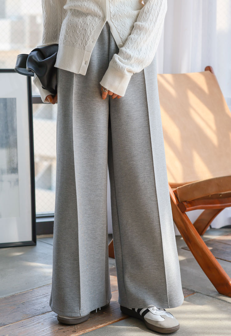 KOBE LETTUCE ワイドパンツ レディース 50代 カーブパンツ 2way