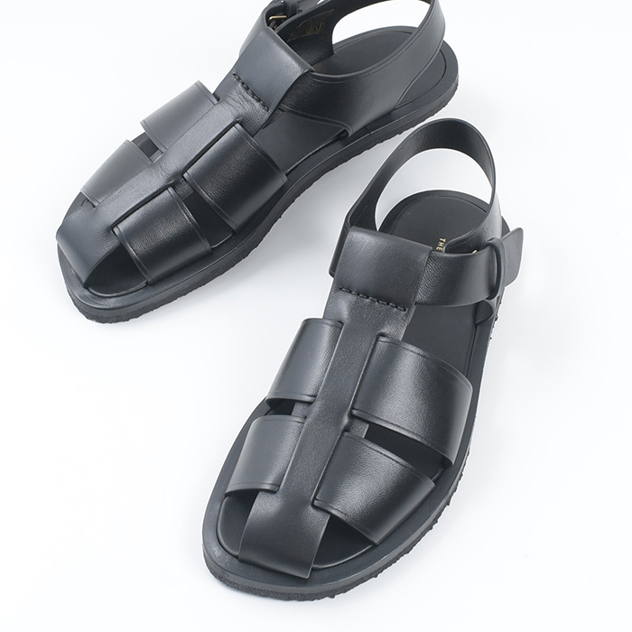 【THE ROW】Fisherman ケージレザーサンダル 送料関税込 関税込[THE ROW]Fisherman leather sandalsレザーサンダル