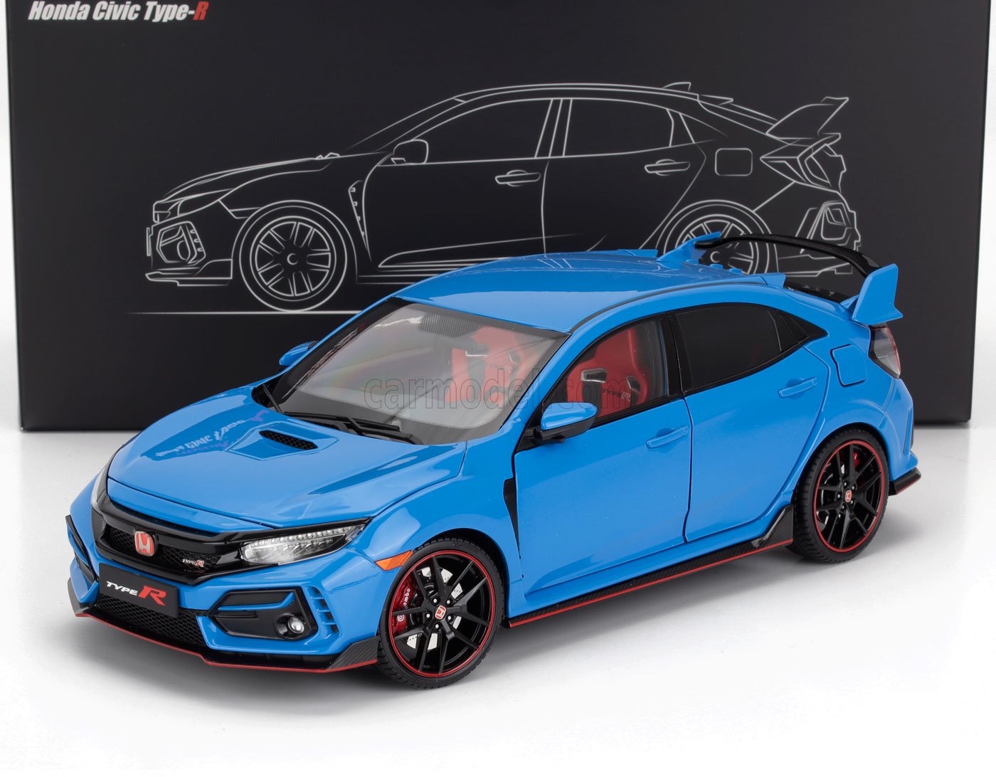 ホンダ ミニカー 1/18 シビック LCD-MODEL HONDA CIVIC TYPE-R (FK8