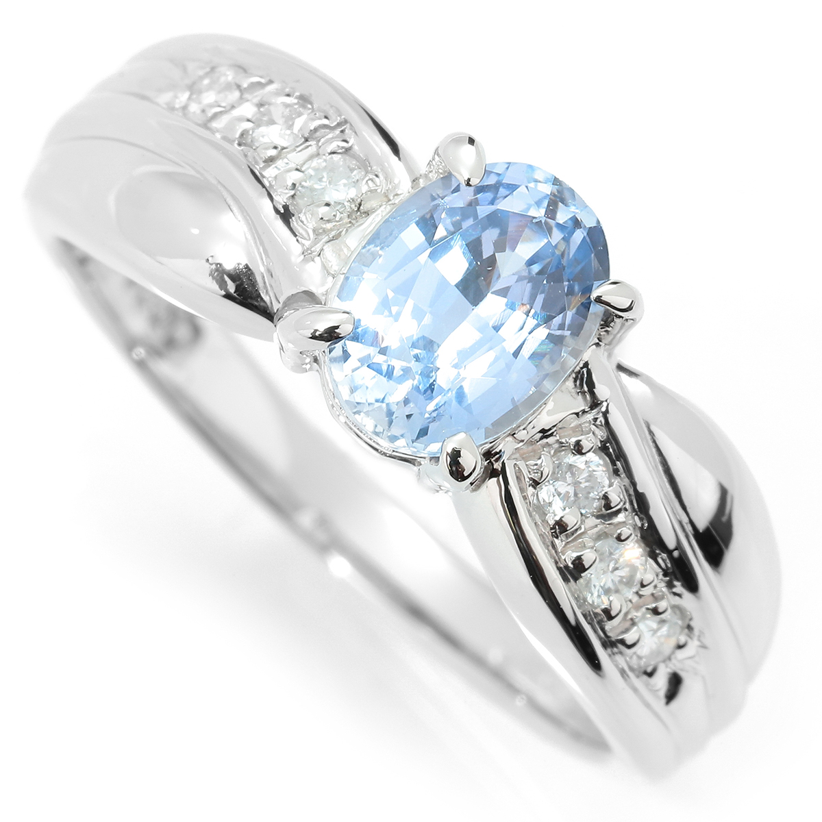 ジュエリーマキ リング 指輪 サファイア 1.18ct ダイヤモンド