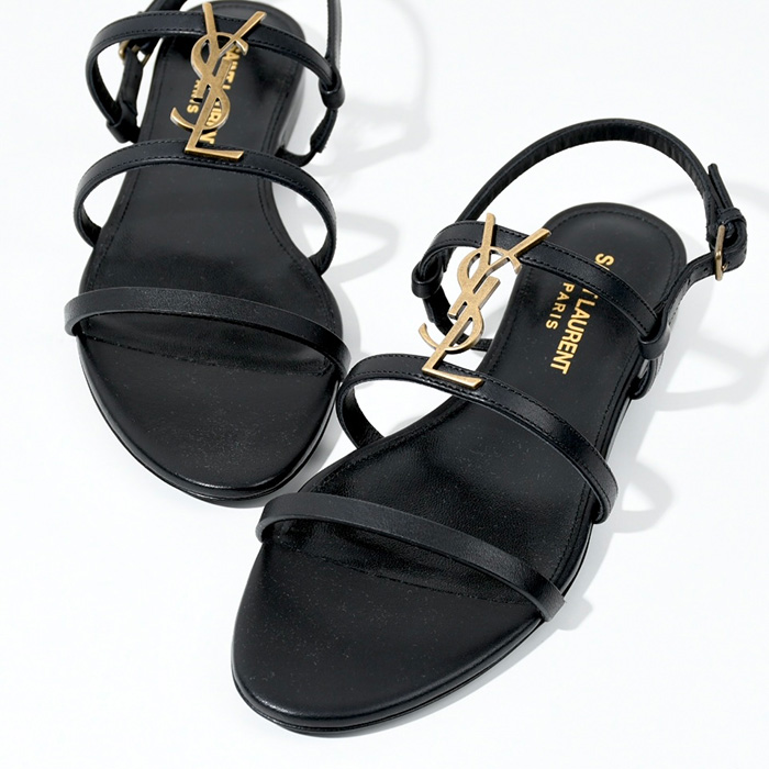 SAINT LAURENT サンローラン ブリジット05 フラットサンダル 中古・古着通販】Saint Laurent Paris (サンローランパリ