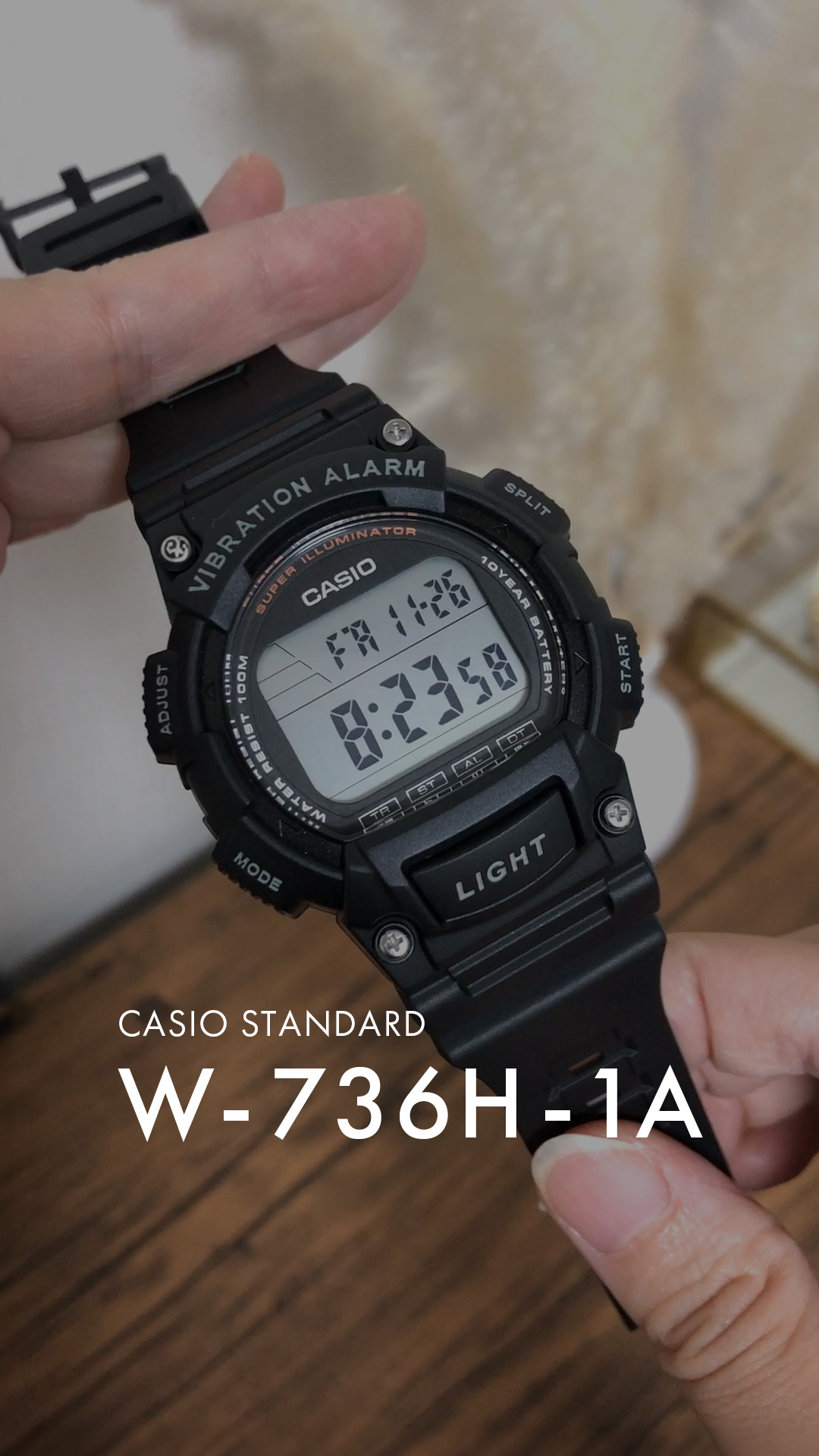スタンダード デジタル 並行輸入品 10年保証 日本未発売 CASIO