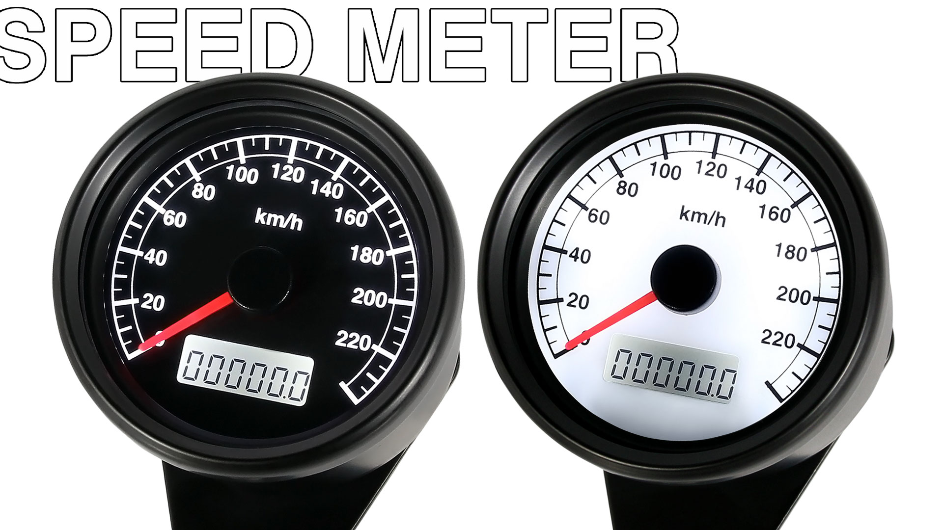 Harley Davidson バイク用 電気式 LED スピードメーター 240km/h