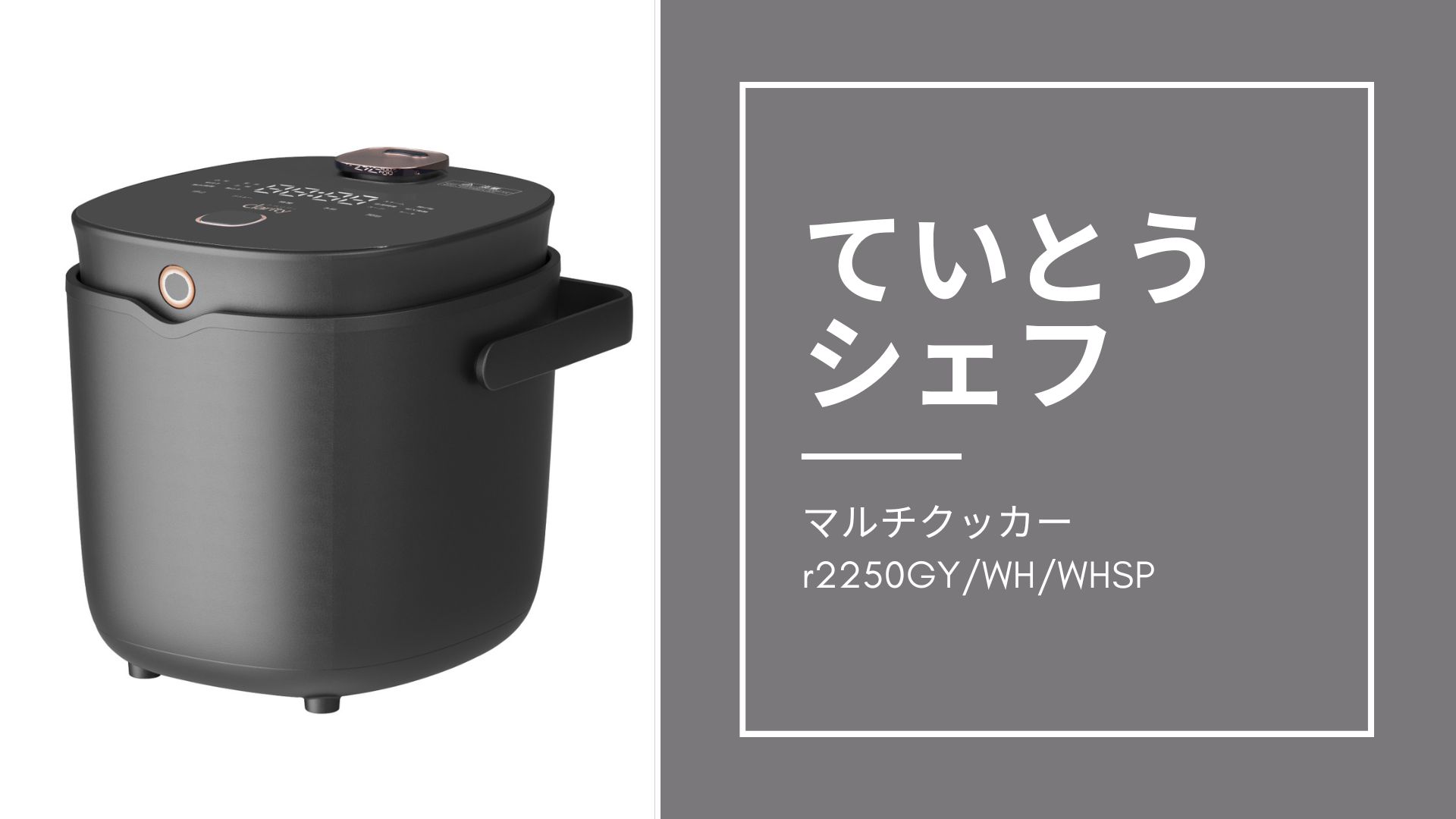 炊飯器 Clarity（クラリティ） 5合 ていとうシェフ r2250