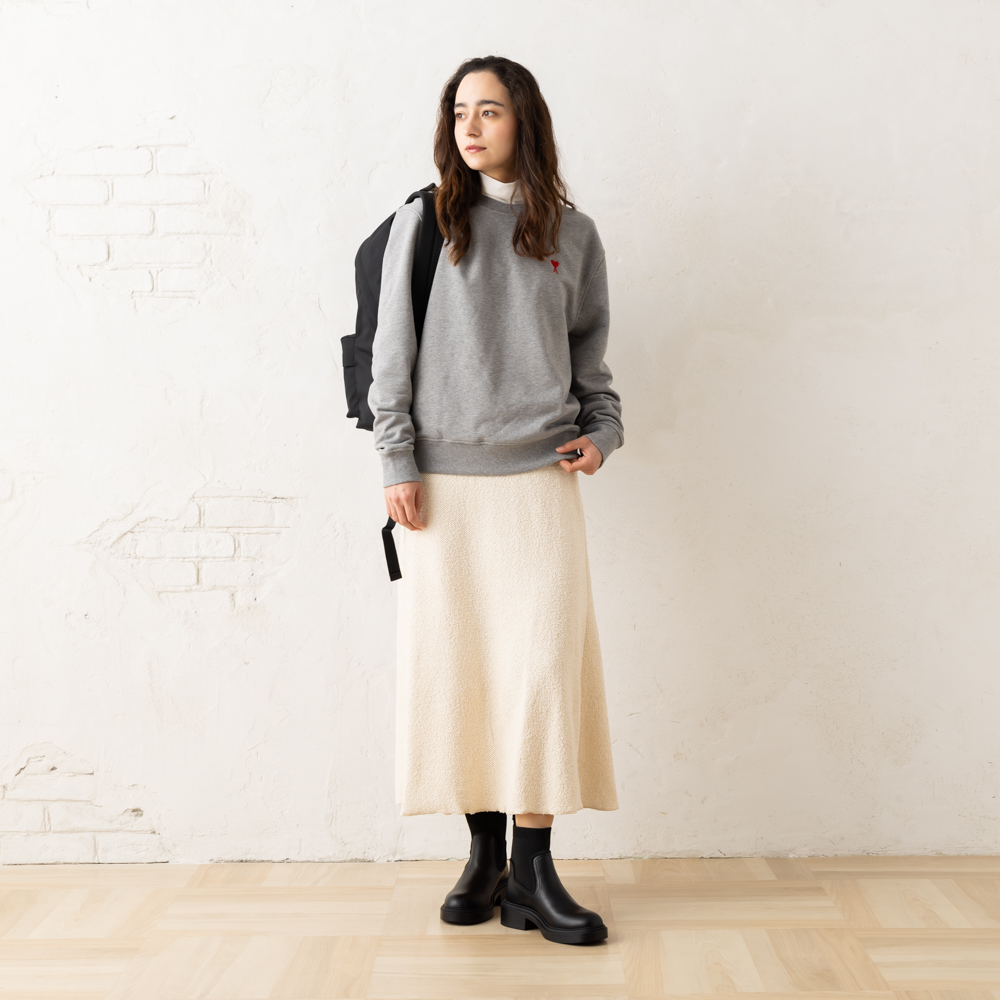 アミパリス スウェット グレー メンズ レディース ユニセックス AMI PARIS BFUSW035730 951 セール 6%OFF】アミパリス Ami Paris ami paris トレーナー