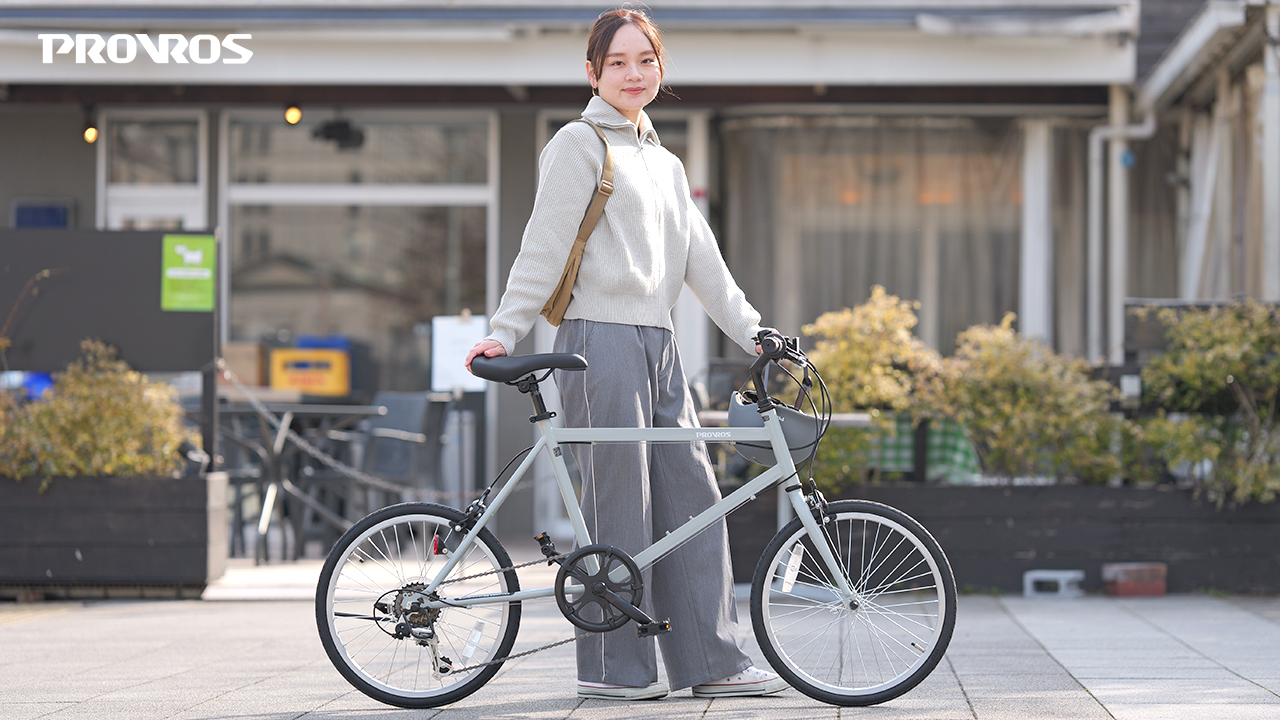 ミニベロ、小径車（折りたたみ型以外）（色：シルバー系