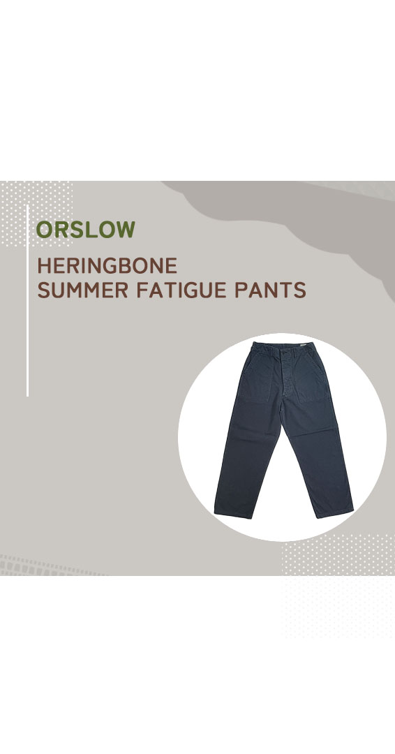orSlow orslow オアスロウ 01-5103-02 HERINGBONE SUMMER
