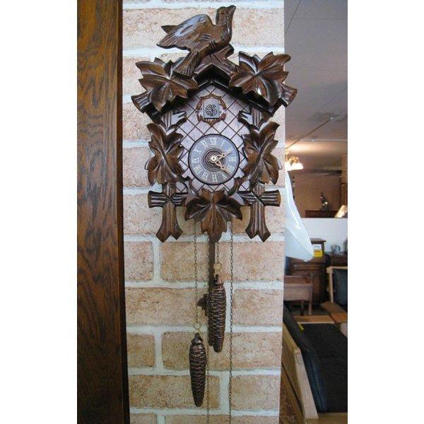 からくり時計 鳩時計 ハト時計 壁掛け 掛け時計 おしゃれ 北欧 森の