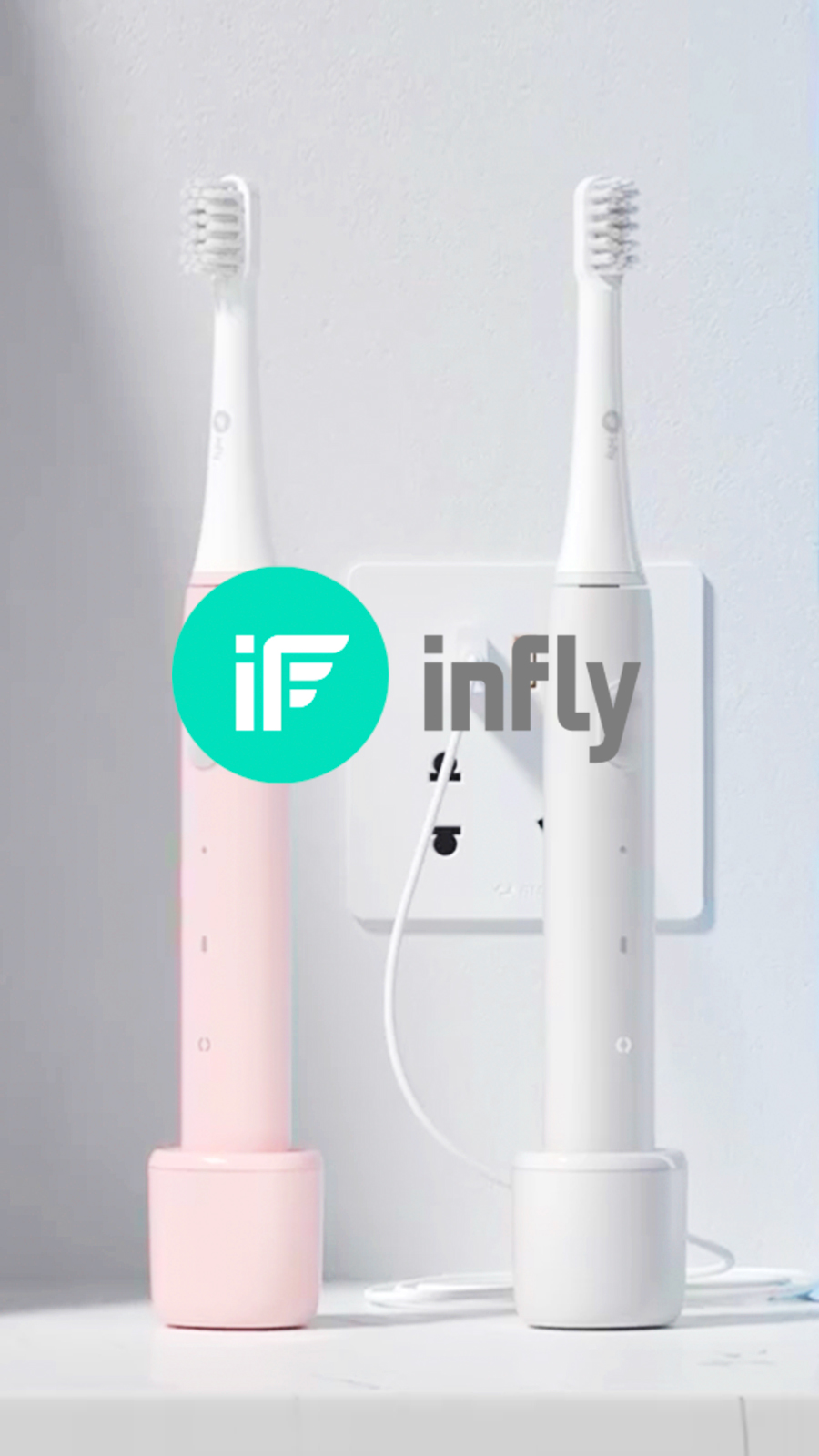 電動歯ブラシ infly P60 MiLink 本体 音波振動 子供 静音 ソニック 水流洗浄 USB Typc-C スタンド 充電式 虫歯予防 歯垢除去 プレゼント 旅行 持ち運び | infly | 18