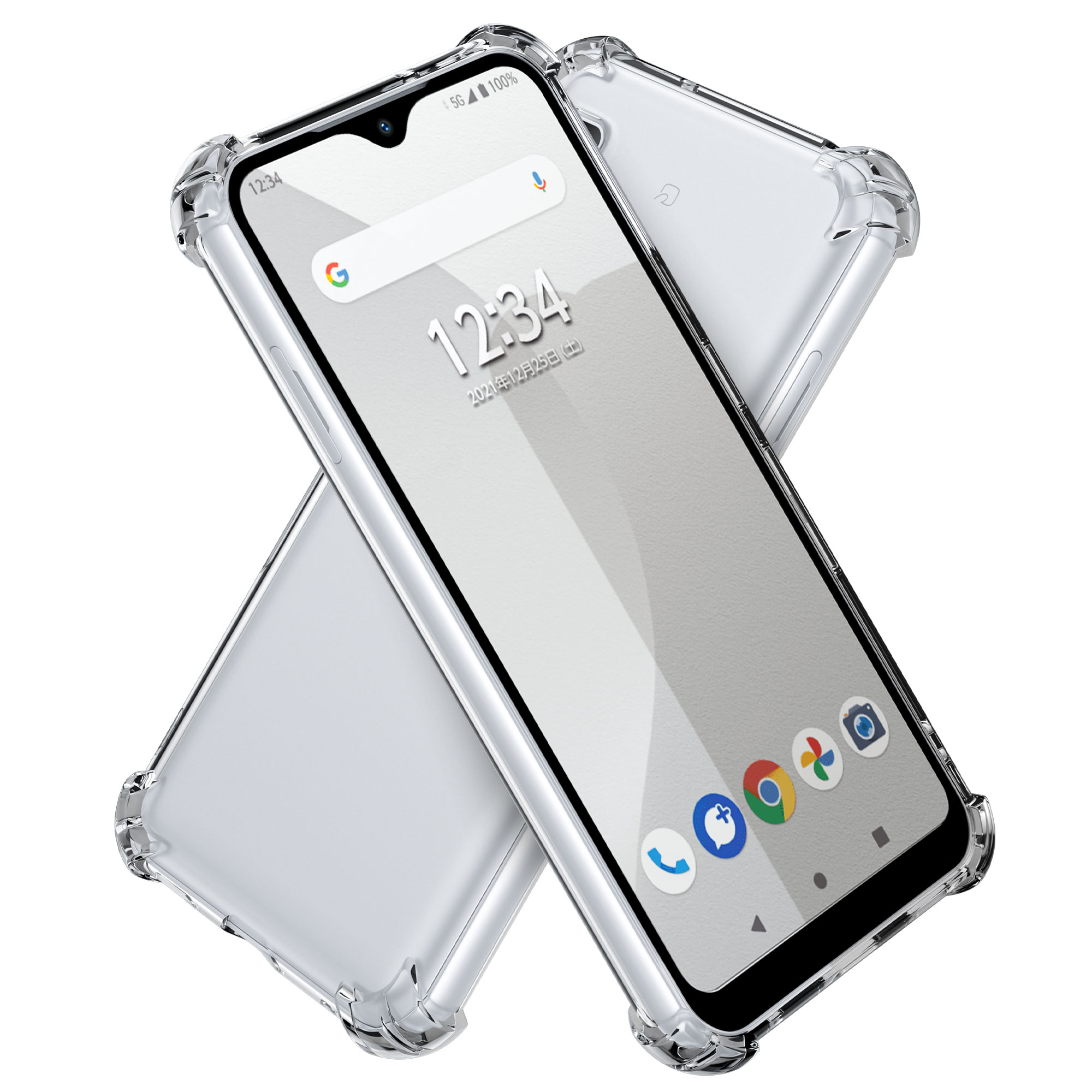 arrows We ケース クリア 透明 耐衝撃 衝撃吸収 F-51B FCG01 アローズウィ | Hy+ | 17