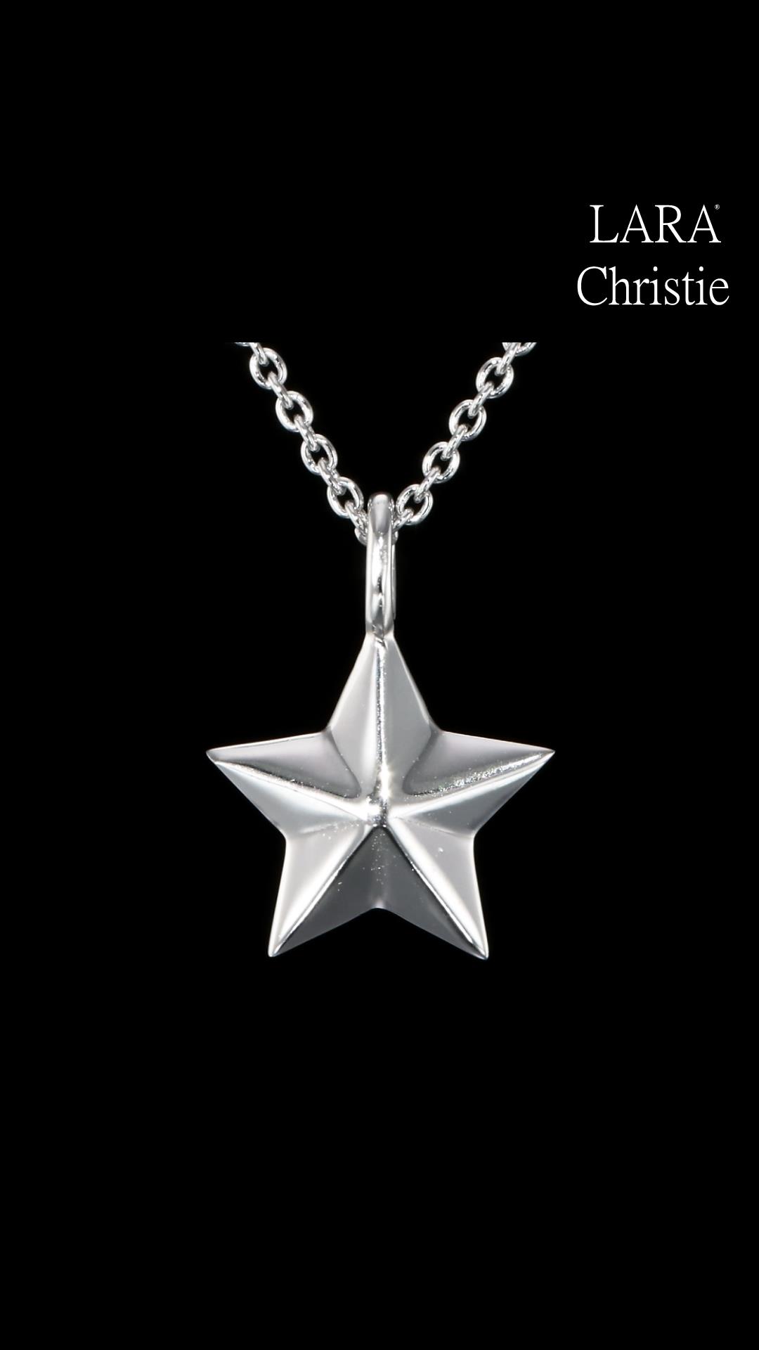 LARA Christie ネックレス レディース 星 スター シルバー