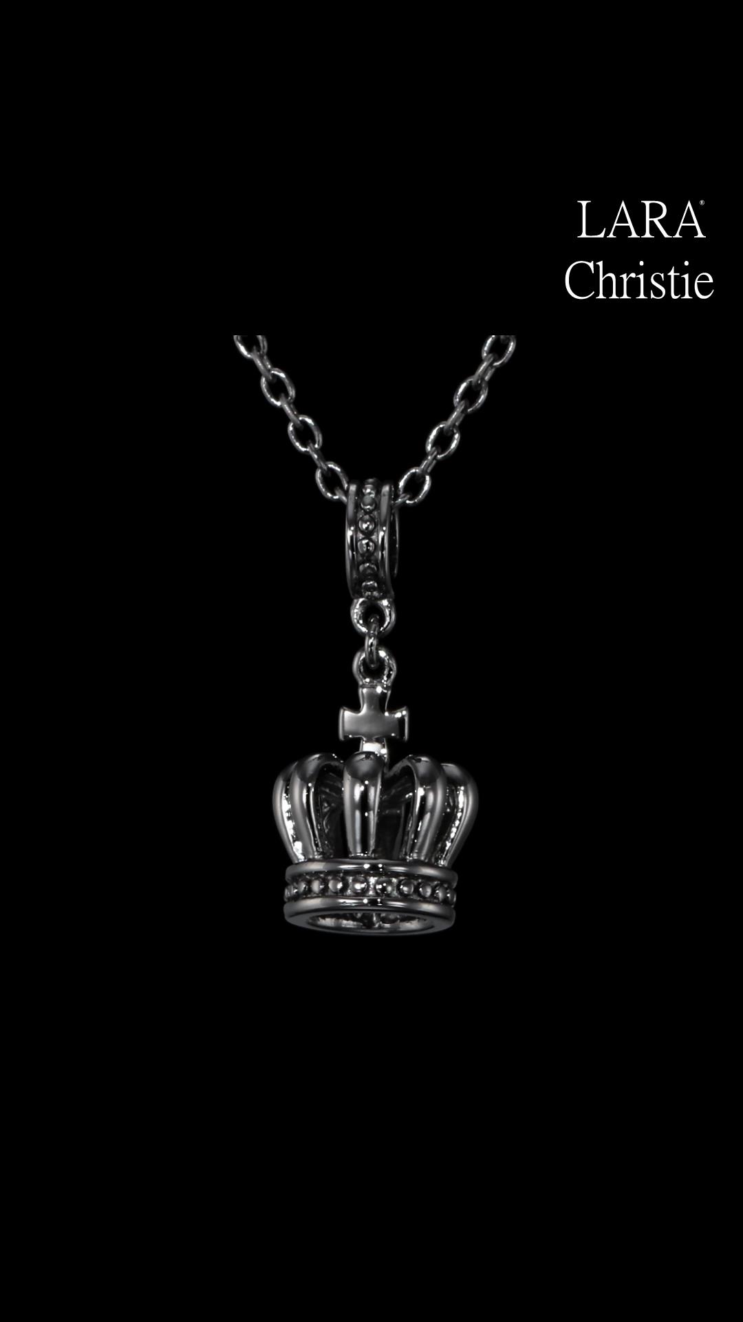 LARA Christie ネックレス ラコロナ [BLACK] p5721-b ネックレス メンズ シルバー925 sv925 銀 ラコロナ p5721-b